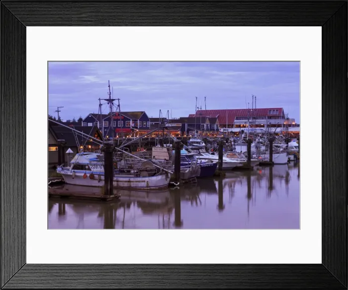 Framed Print : Steveston Fishing Village, Vancouver, British Columbia, Canada, North America Framed Print : Steveston Fishing Village, Vancouver, British Columbia, Canada, North America