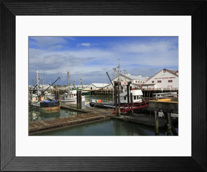 Framed Print : Gulf of Georgia Cannery, Steveston Fishing Village, Vancouver, British Columbia, Canada Framed Print : Gulf of Georgia Cannery, Steveston Fishing Village, Vancouver, British Columbia, Canada