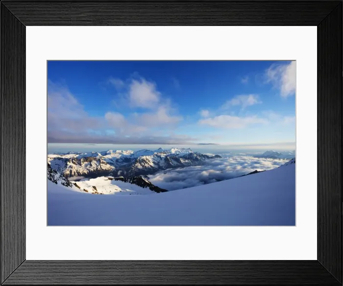 Framed Print : Glacier du Trient, border of Switzerland and France, Alps, Europe Framed Print : Glacier du Trient, border of Switzerland and France, Alps, Europe