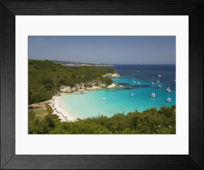 Framed Print : Voutoumi beach, Antipaxos, Ionian Islands, Greek Islands, Greece, Europe Framed Print : Voutoumi beach, Antipaxos, Ionian Islands, Greek Islands, Greece, Europe