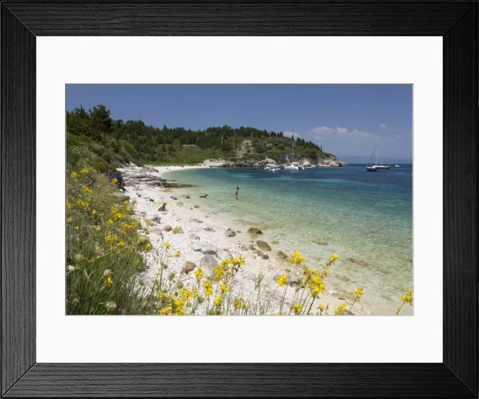 Framed Print : Kipiadi beach on east coast, Paxos, Ionian Islands, Greek Islands, Greece, Europe Framed Print : Kipiadi beach on east coast, Paxos, Ionian Islands, Greek Islands, Greece, Europe