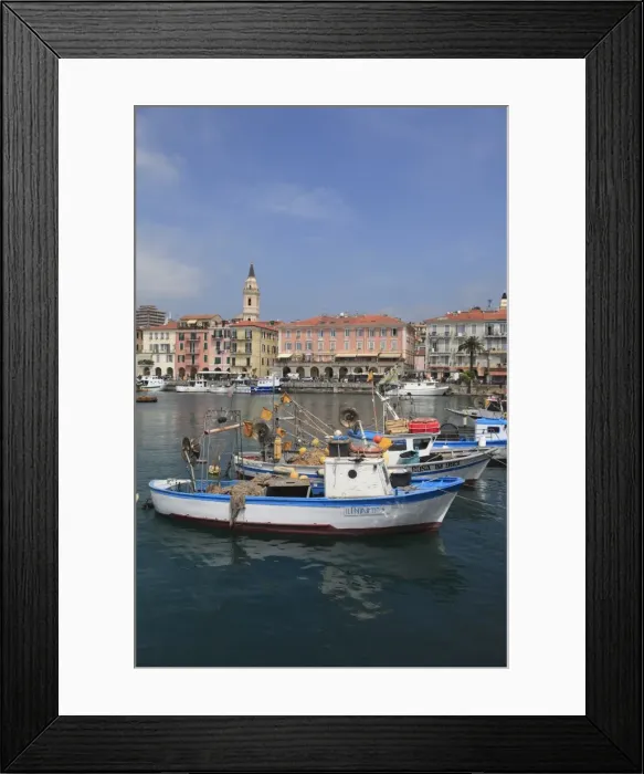 Framed Print : Harbor, Oneglia, Imperia, Liguria, Italian Riviera, Italy, Europe Framed Print : Harbor, Oneglia, Imperia, Liguria, Italian Riviera, Italy, Europe
