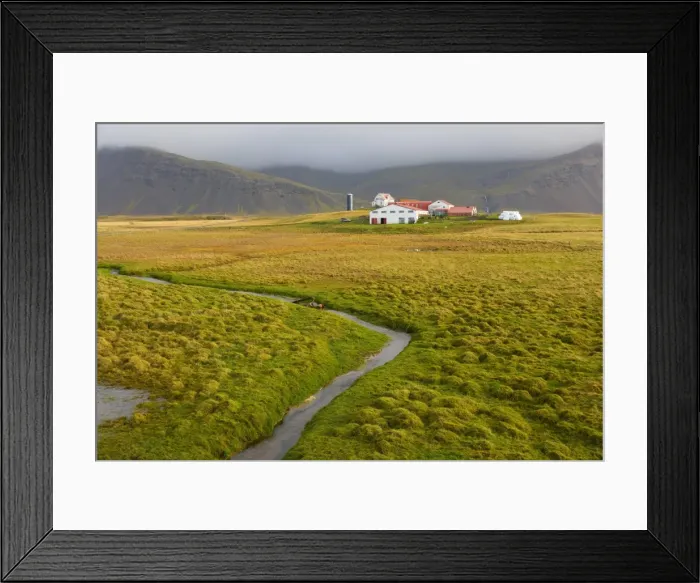 Framed Print : Farm near Hofn, Iceland, Polar Regions Framed Print : Farm near Hofn, Iceland, Polar Regions