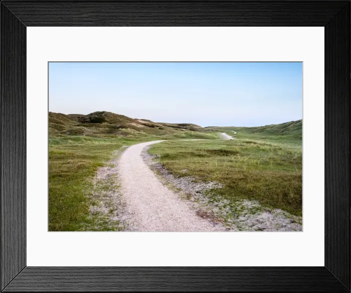 Framed Print : Walking path through the dunes, Julianadorp, North Holland, Netherlands, Europe Framed Print : Walking path through the dunes, Julianadorp, North Holland, Netherlands, Europe