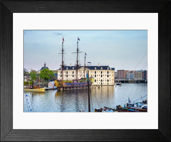 Framed Print : Scheepvaartmuseum, National Maritime Museum, housed in a former naval storehouse built in 1656 Framed Print : Scheepvaartmuseum, National Maritime Museum, housed in a former naval storehouse built in 1656
