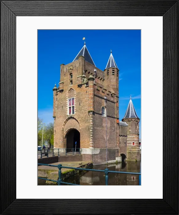 Framed Print : The Amsterdamse Poort, former 14th century city gate, last remaining of original twelve city gates Framed Print : The Amsterdamse Poort, former 14th century city gate, last remaining of original twelve city gates