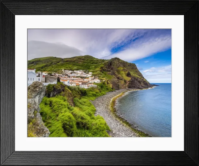 Framed Print : View of the Vila do Corvo, Corvo, Azores, Portugal, Atlantic, Europe Framed Print : View of the Vila do Corvo, Corvo, Azores, Portugal, Atlantic, Europe