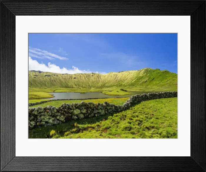 Framed Print : Landscape of the Caldeirao do Corvo, Corvo, Azores, Portugal, Atlantic, Europe Framed Print : Landscape of the Caldeirao do Corvo, Corvo, Azores, Portugal, Atlantic, Europe