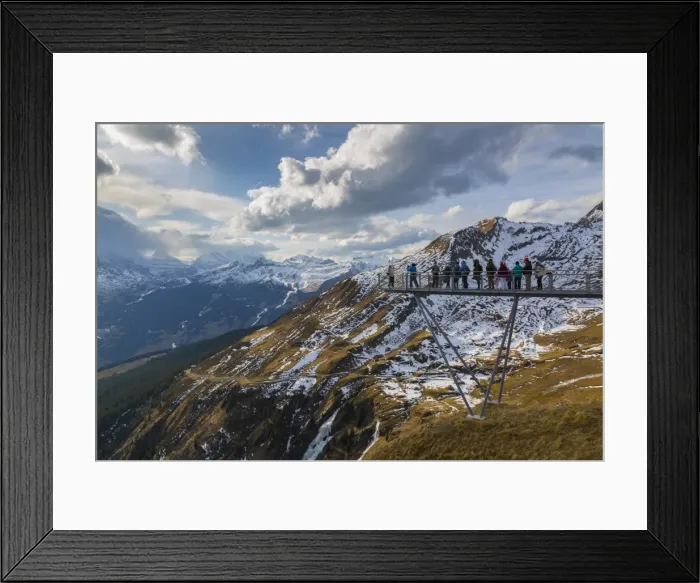Framed Print : View from Grindelwald First, Jungfrau region, Bernese Oberland, Swiss Alps, Switzerland Framed Print : View from Grindelwald First, Jungfrau region, Bernese Oberland, Swiss Alps, Switzerland