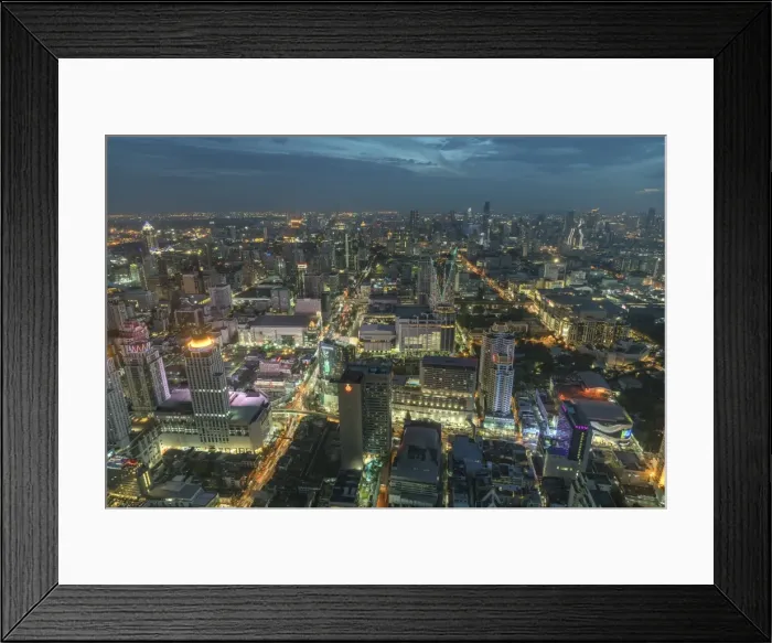 Framed Print : Bangkok cityscape, Thailand, Southeast Asia, Asia Framed Print : Bangkok cityscape, Thailand, Southeast Asia, Asia