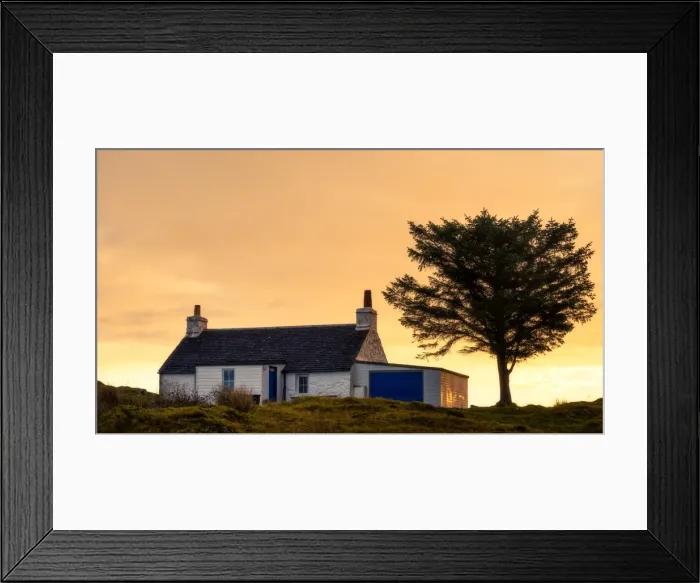 Framed Print : Holiday cottage on the Isle of Mull, Inner Hebrides, Scotland, United Kingdom, Europe Framed Print : Holiday cottage on the Isle of Mull, Inner Hebrides, Scotland, United Kingdom, Europe