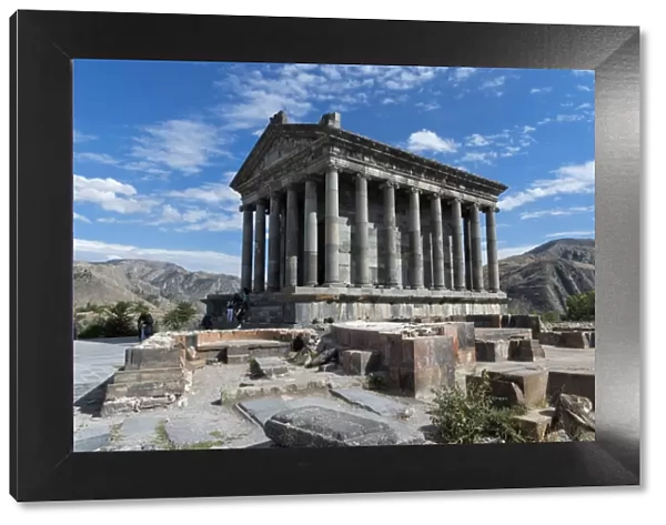 Classical Hellenistic sun temple of Garni, Kotayk Province, Armenia, Caucasus, Asia