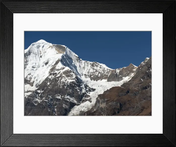 Framed Print : The looming face of Jomolhari, third highest mountain in Bhutan at 7326m, seen from Jangothang Framed Print : The looming face of Jomolhari, third highest mountain in Bhutan at 7326m, seen from Jangothang
