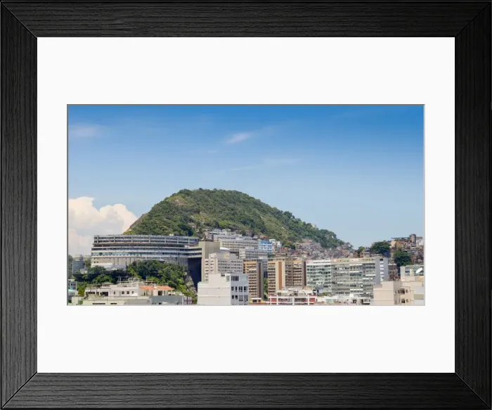 Framed Print : Cantagalo favela, Rio de Janeiro, Brazil, South America Framed Print : Cantagalo favela, Rio de Janeiro, Brazil, South America