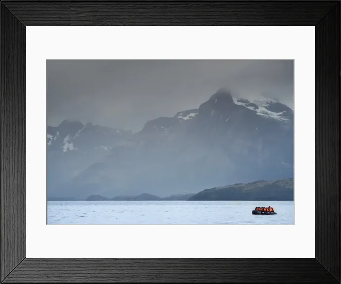 Framed Print : A fjord in the Darwin Mountain range, Alberto de Agostini National Park, Tierra del Fuego Framed Print : A fjord in the Darwin Mountain range, Alberto de Agostini National Park, Tierra del Fuego