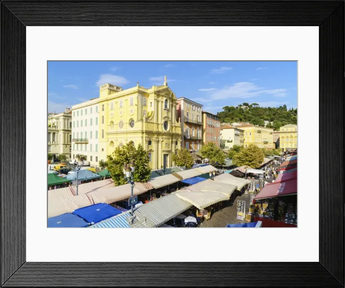 Framed Print : Market, Cours Saleya, Old Town, Nice, Alpes Maritimes, Cote d Azur, Provence, France Framed Print : Market, Cours Saleya, Old Town, Nice, Alpes Maritimes, Cote d Azur, Provence, France