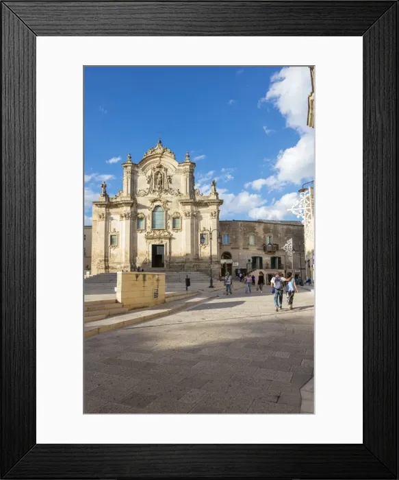 Framed Print : The ancient Church San Francesco D Assisi in the historical center of the old town Framed Print : The ancient Church San Francesco D Assisi in the historical center of the old town