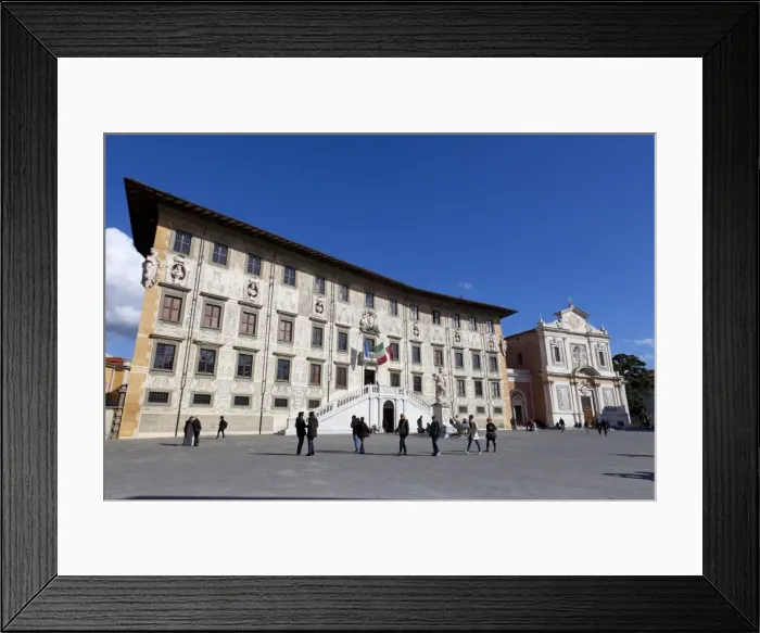 Framed Print : The Knights Palace and The Church of Saint Stephen of The Knights, Piazza dei Cavalieri Framed Print : The Knights Palace and The Church of Saint Stephen of The Knights, Piazza dei Cavalieri