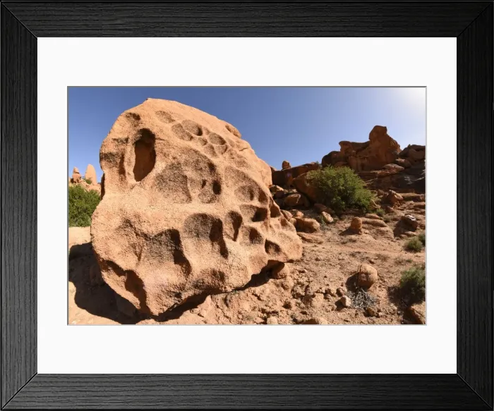 Framed Print : Stone formation around village of Tafraoute, Morocco, North Africa, Africa Framed Print : Stone formation around village of Tafraoute, Morocco, North Africa, Africa