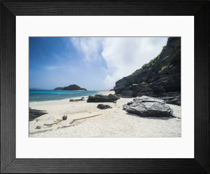 Framed Print : Furuzamami Beach, Zamami Island, Kerama Islands, Okinawa, Japan, Asia Framed Print : Furuzamami Beach, Zamami Island, Kerama Islands, Okinawa, Japan, Asia