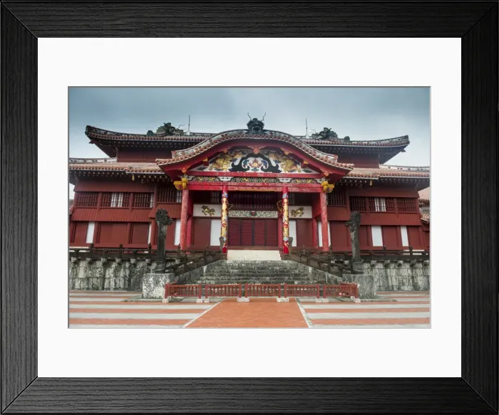 Framed Print : Shuri Castle, UNESCO World Heritage Site, Naha, Okinawa, Japan, Asia