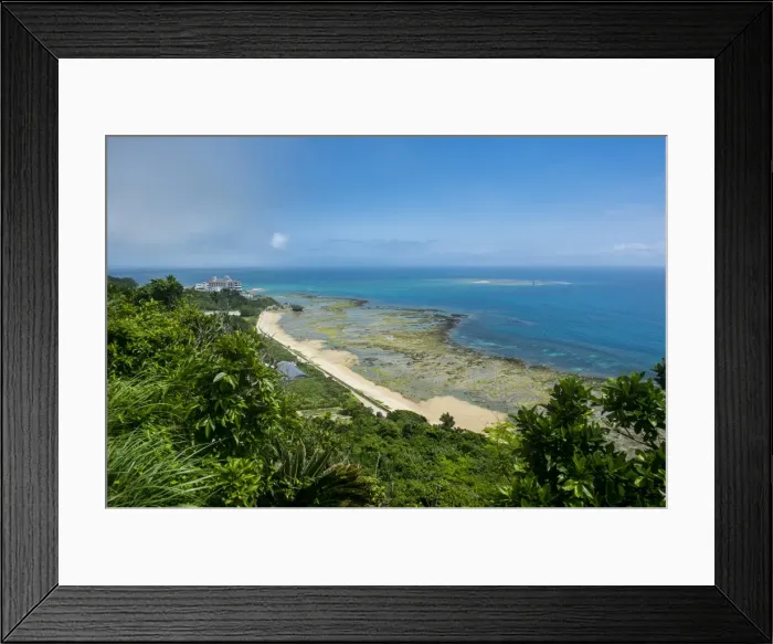 Framed Print : View over the beach of the sacred site of Sefa Utaki, UNESCO World Heritage Site Framed Print : View over the beach of the sacred site of Sefa Utaki, UNESCO World Heritage Site