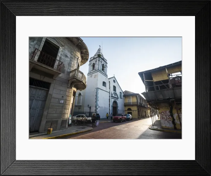 Framed Print : Street scene, Casco Viejo, UNESCO World Heritage Site, Panama City, Panama, Central Framed Print : Street scene, Casco Viejo, UNESCO World Heritage Site, Panama City, Panama, Central