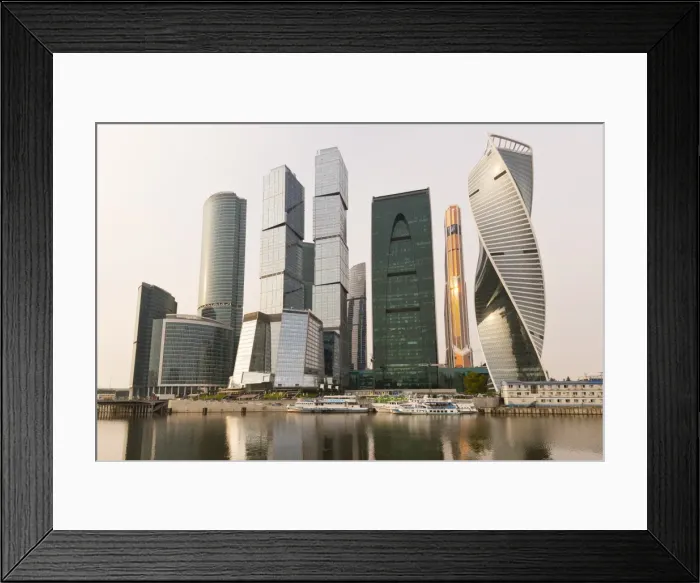 Framed Print : Moscow City skyscrapers, Moscow, Russia, Europe Framed Print : Moscow City skyscrapers, Moscow, Russia, Europe