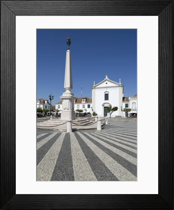 Framed Print : Obelisk in the Praca do Marques de Pombal, Vila Real de Santo Antonio, Algarve, Portugal Framed Print : Obelisk in the Praca do Marques de Pombal, Vila Real de Santo Antonio, Algarve, Portugal