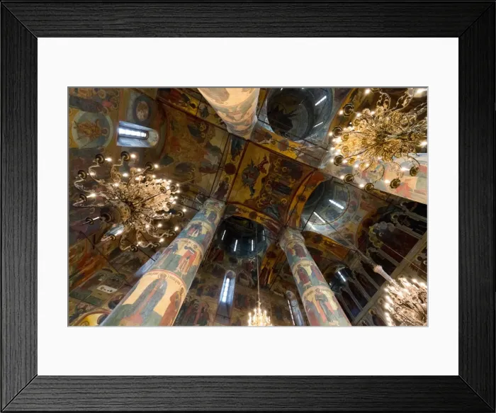 Framed Print : Interior of Annunciation Cathedral, Kremlin, UNESCO World Heritage Site, Moscow, Russia Framed Print : Interior of Annunciation Cathedral, Kremlin, UNESCO World Heritage Site, Moscow, Russia