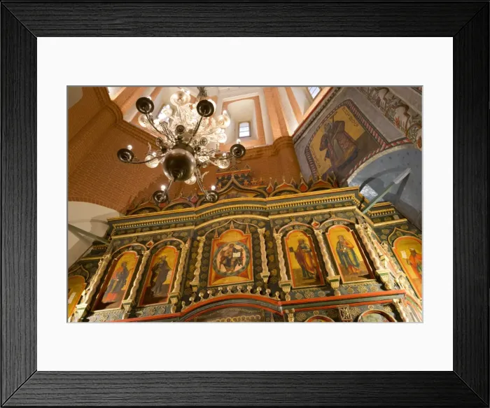 Framed Print : Iconostasis inside St. Basils Cathedral, UNESCO World Heritage Site, Moscow, Russia Framed Print : Iconostasis inside St. Basils Cathedral, UNESCO World Heritage Site, Moscow, Russia