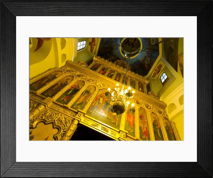 Framed Print : Iconostasis inside St. Basils Cathedral, Moscow, Russia, Europe Framed Print : Iconostasis inside St. Basils Cathedral, Moscow, Russia, Europe