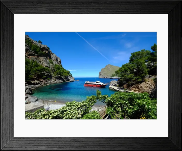 Framed Print : Port de Sa Calobra, Majorca, Balearic Islands, Balearic Islands, Spain, Mediterranean Framed Print : Port de Sa Calobra, Majorca, Balearic Islands, Balearic Islands, Spain, Mediterranean
