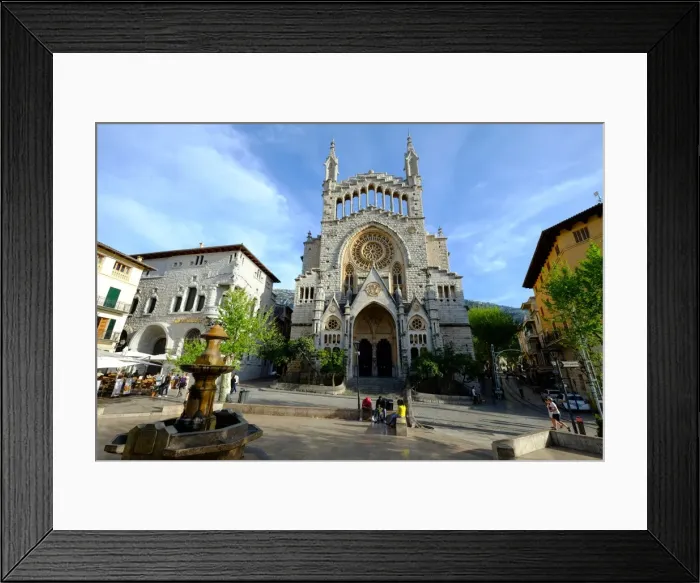 Framed Print : Sant Bartomeu Church, Soller, Majorca, Balearic Islands, Spain, Europe Framed Print : Sant Bartomeu Church, Soller, Majorca, Balearic Islands, Spain, Europe