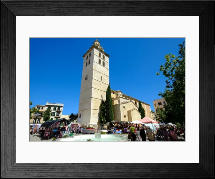 Framed Print : Santa Maria la Major church, Inca, Majorca, Balearic Islands, Spain, Europe Framed Print : Santa Maria la Major church, Inca, Majorca, Balearic Islands, Spain, Europe