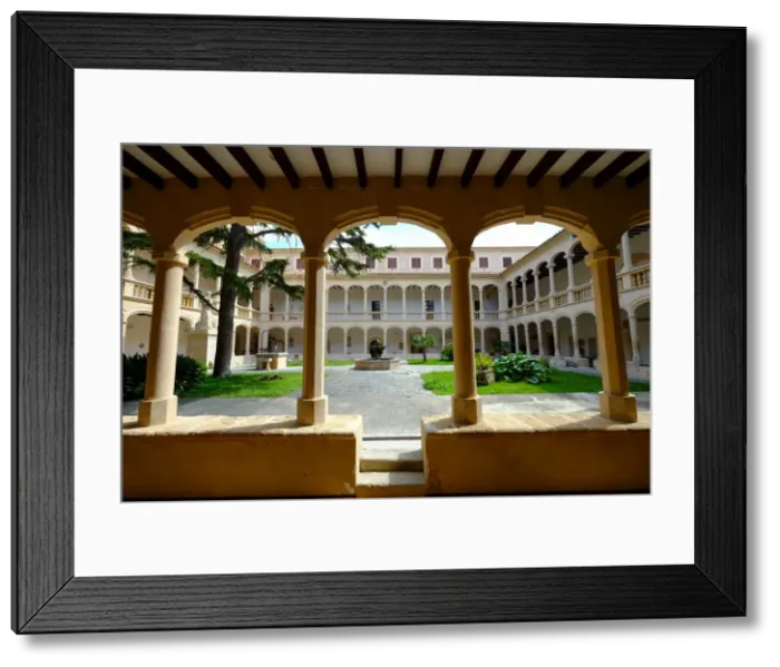 Framed Print : Monastery of Santa Maria de la Real, Majorca, Balearic Islands, Spain, Europe Framed Print : Monastery of Santa Maria de la Real, Majorca, Balearic Islands, Spain, Europe