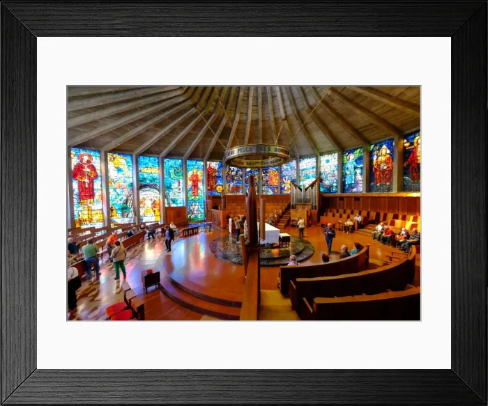 Framed Print : Nuestra Senora de los Angeles de la Porciuncula Church (Iglesia de Cristal) (Glass Church) Framed Print : Nuestra Senora de los Angeles de la Porciuncula Church (Iglesia de Cristal) (Glass Church)