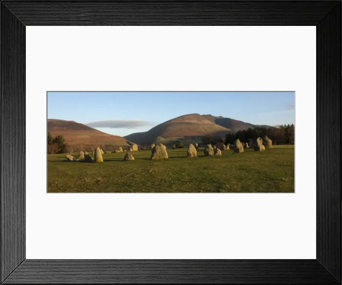 Framed Print : Saddleback (Blencathra), from Castlerigg Stone Circle, Lake District National Park Framed Print : Saddleback (Blencathra), from Castlerigg Stone Circle, Lake District National Park