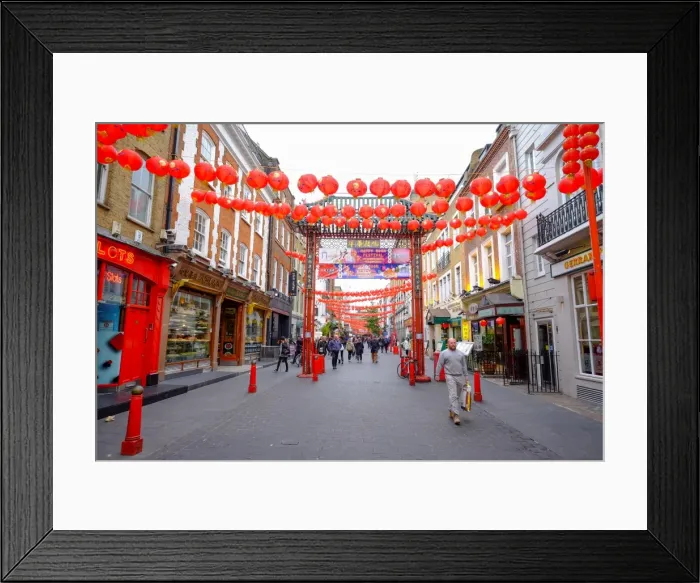 Framed Print : Chinatown, London, England, United Kingdom, Europe