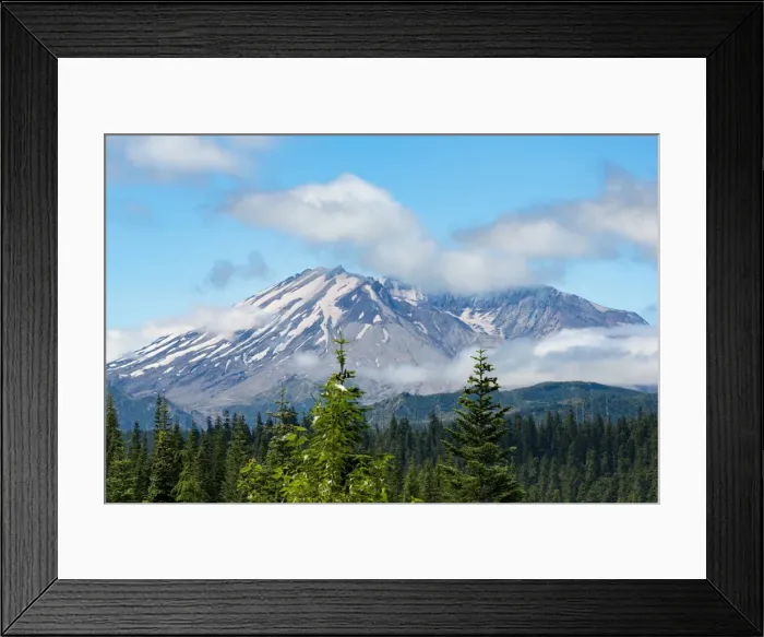 Framed Print : Mount St. Helens, part of the Cascade Range, Pacific Northwest region, Washington State Framed Print : Mount St. Helens, part of the Cascade Range, Pacific Northwest region, Washington State