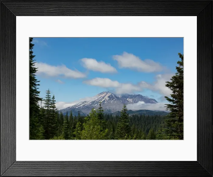 Framed Print : Cloud over Mount St. Helens, part of the Cascade Range, Pacific Northwest region Framed Print : Cloud over Mount St. Helens, part of the Cascade Range, Pacific Northwest region