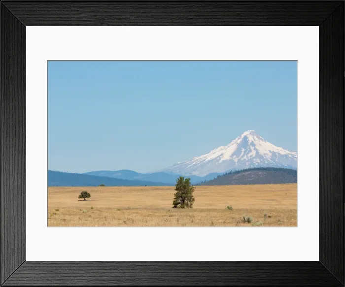 Framed Print : Central Oregons High Desert with Mount Hood, part of the Cascade Range, Pacific Northwest region Framed Print : Central Oregons High Desert with Mount Hood, part of the Cascade Range, Pacific Northwest region