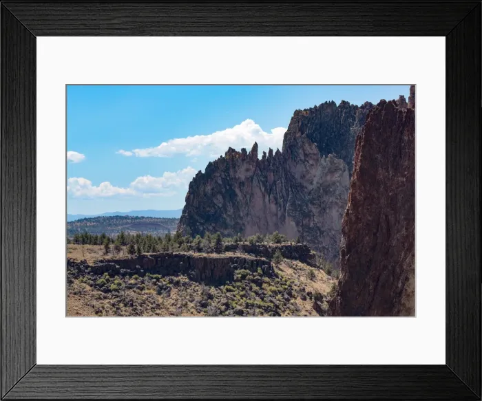 Framed Print : The rugged Smith Rock State Park in central Oregons High Desert, near Bend, Oregon Framed Print : The rugged Smith Rock State Park in central Oregons High Desert, near Bend, Oregon