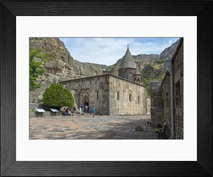 Framed Print : The 4th century Geghard Monastery, UNESCO World Heritage Site, Kotayk Province, Yerevan Framed Print : The 4th century Geghard Monastery, UNESCO World Heritage Site, Kotayk Province, Yerevan