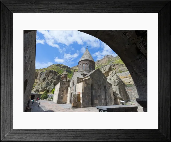 Framed Print : The 4th century Geghard Monastery, UNESCO World Heritage Site, Kotayk Province, Yerevan