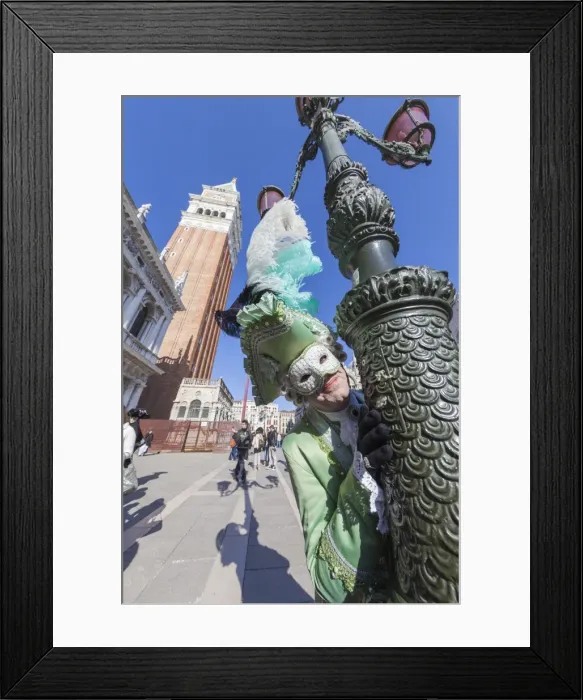 Framed Print : Colourful mask and costume of the Carnival of Venice, famous festival worldwide, Venice Framed Print : Colourful mask and costume of the Carnival of Venice, famous festival worldwide, Venice