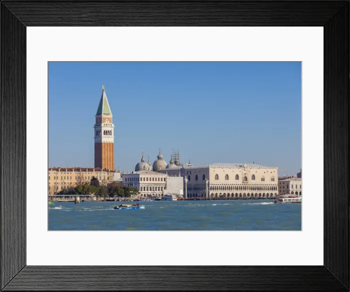 Framed Print : The blue lagoon frames the historical Piazza San Marco, Venice, UNESCO World Heritage Site Framed Print : The blue lagoon frames the historical Piazza San Marco, Venice, UNESCO World Heritage Site