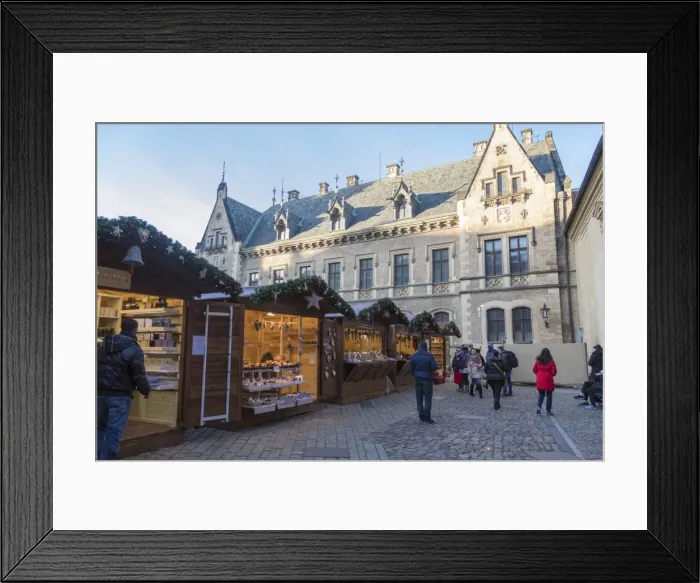Framed Print : Tourists at the Christmas markets, Prague, Czech Republic, Europe Framed Print : Tourists at the Christmas markets, Prague, Czech Republic, Europe
