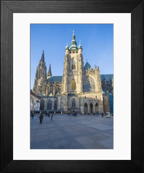 Framed Print : The gothic Cathedral of St. Vitus, Old Town Square, UNESCO World Heritage Site, Prague Framed Print : The gothic Cathedral of St. Vitus, Old Town Square, UNESCO World Heritage Site, Prague