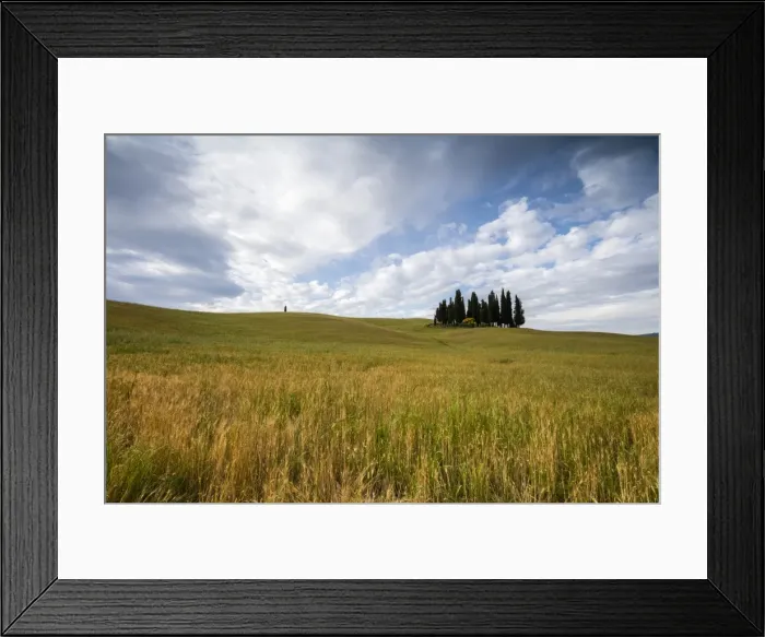 Framed Print : Clouds frame the gentle green hills of Val d Orcia, UNESCO World Heritage Site, Province of Siena Framed Print : Clouds frame the gentle green hills of Val d Orcia, UNESCO World Heritage Site, Province of Siena